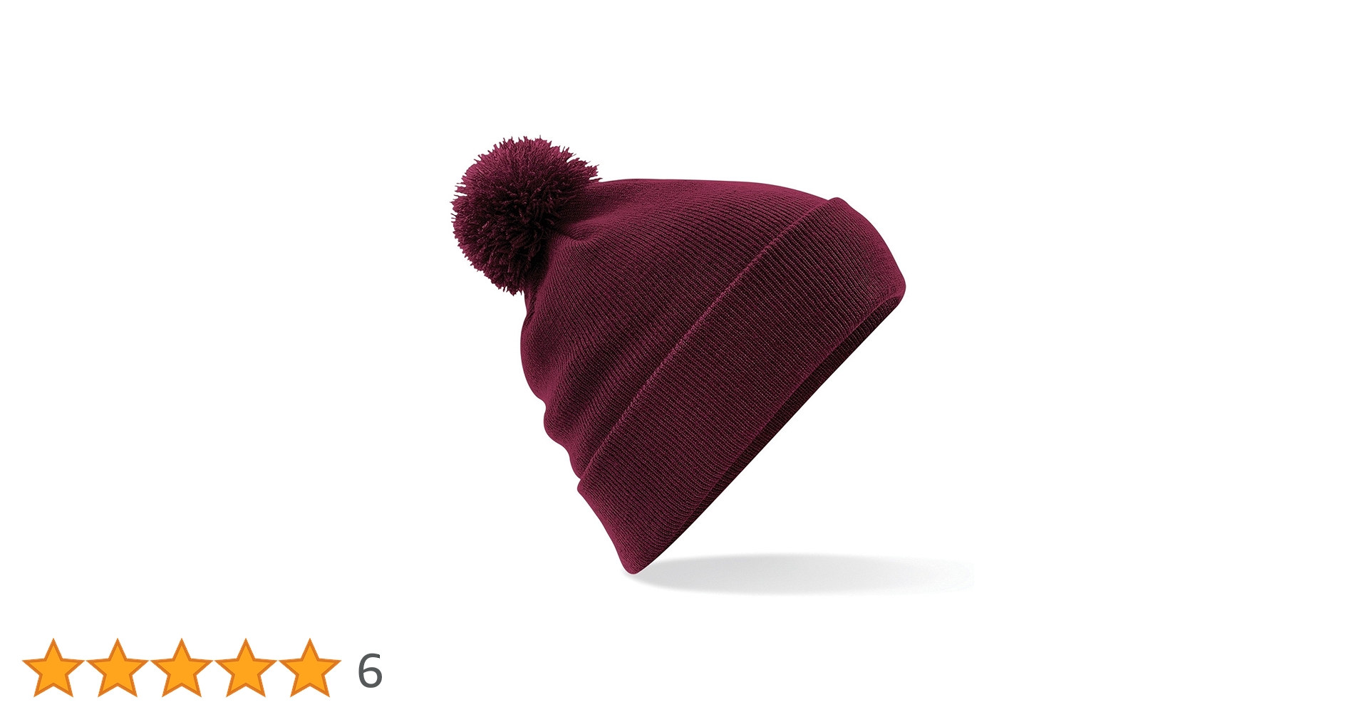 Beechfield Unisex Original Pom Pom Winter Beanie Hat (One