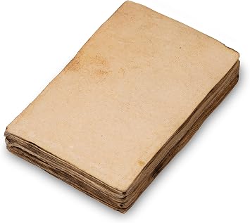 Wanderings Handmade Antique Blank Cards with Slighly Burned Paper Edge - 4" x 6" Package of 50 - Mixed Media Cards for Announcements Invitations Crafts - Thick 150 GSM Recycled Paper