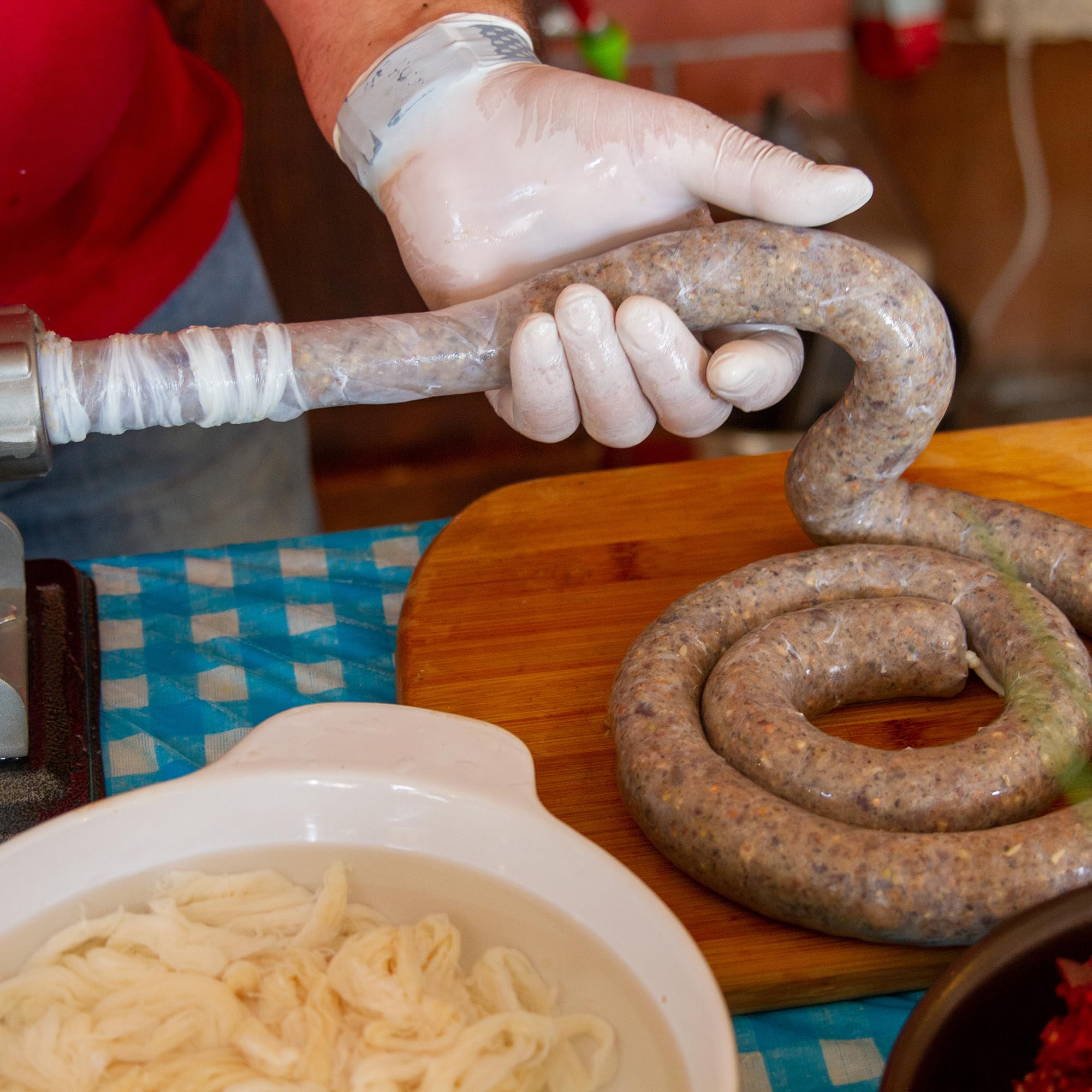 BROWIN® Schweinedarm 310605 | Premium Naturdarm für hausgemachte Würstchen, Wacholderwurst, Weißwurst, Bratwurst | Kaliber 28/30, 91 Meter | 55 bis 60 kg Fleisch