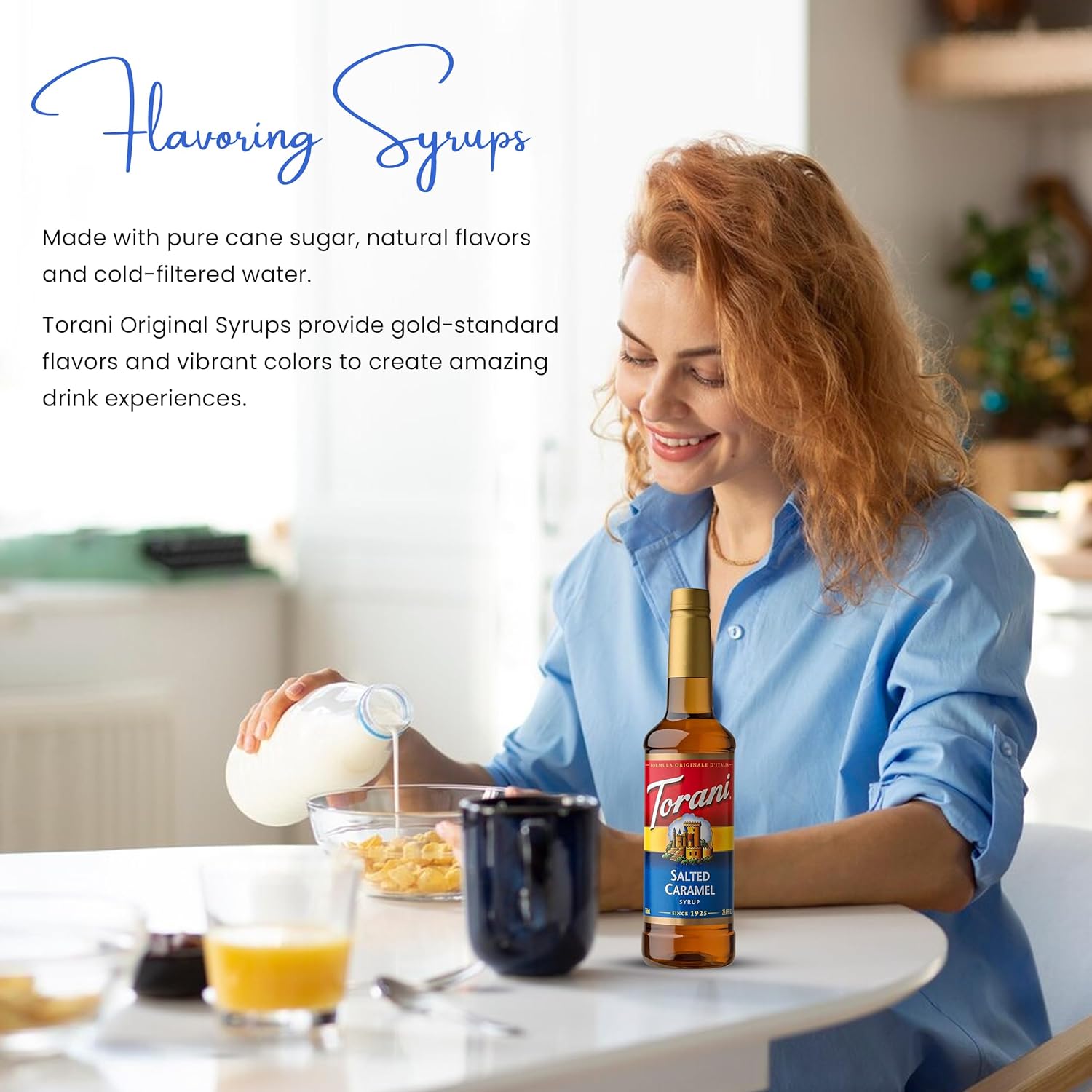 Syrup Pump Dispenser with Torani Salted Caramel Syrup for Coffee, 25.4 oz Bundle – Syrup Pump Compatible With Torani Flavor Coffee Syrup