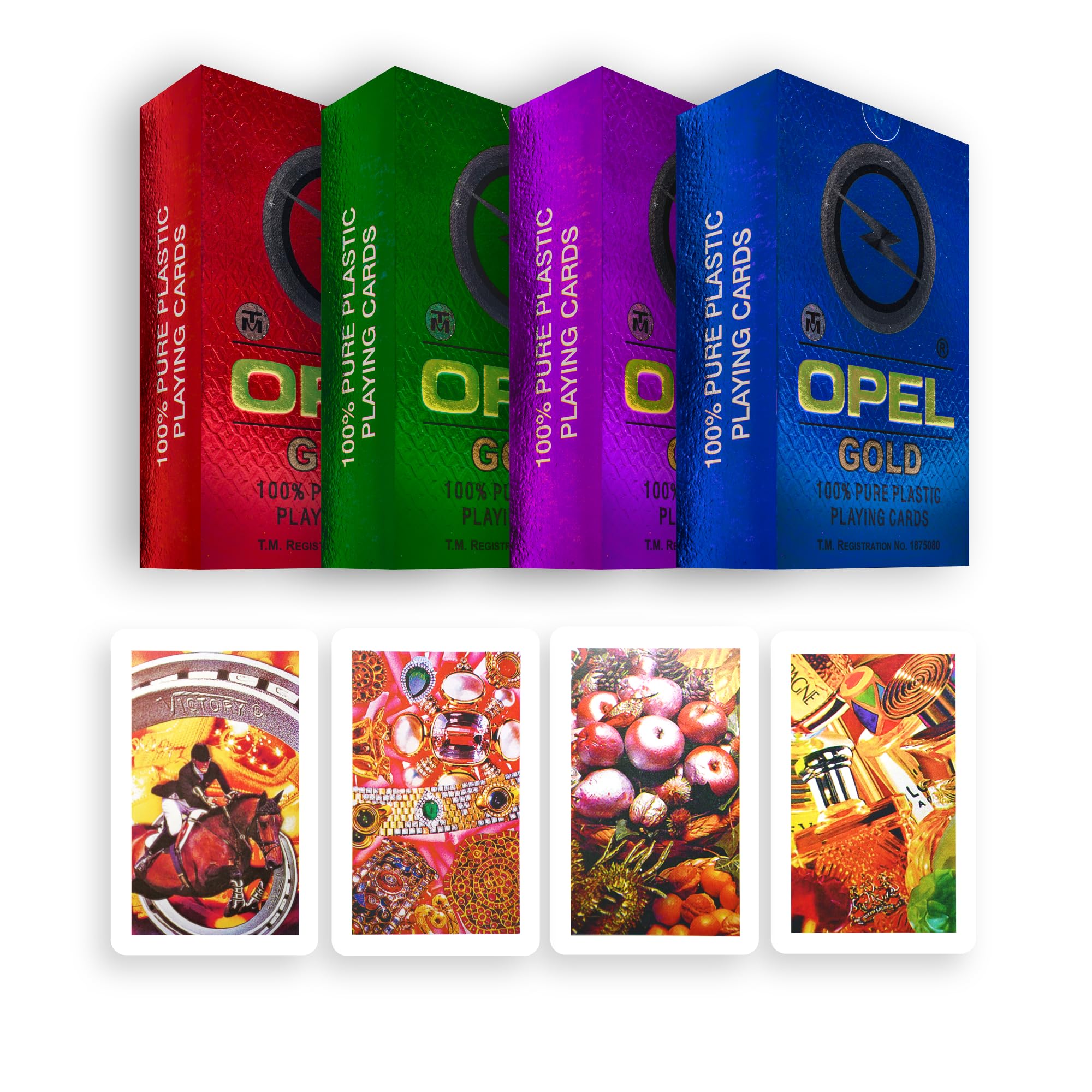 Emperor's Opel Gold 100% Pure Plastic Playing Cards Game | Card