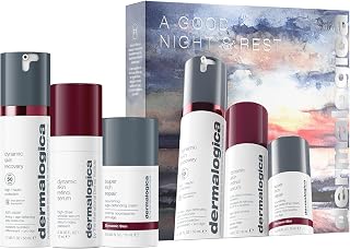 Dermalogica A Goodnights Rest – Day to Night Skincare Routine Set, Includes SPF Moisturizer, Face Serum, and Deep Moisturizer, 1.7 + 0.34 + 0.5 Fl Oz