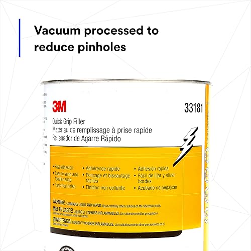 Miniatura 4 de 3M Relleno de agarre rápido 33181, resistente a las manchas, sin pegajosidad, duradero, 1 galón