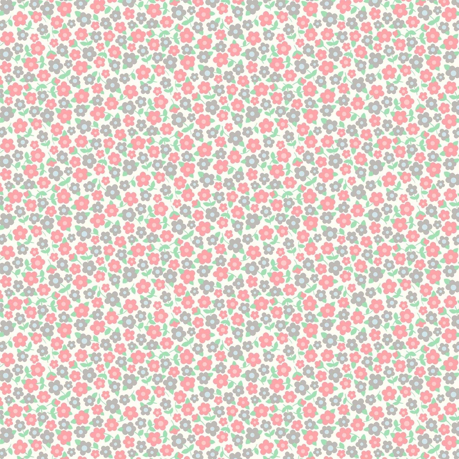 Fat Quarter Liberty Tea For Two Budding Blossom Cotton Quilting Sewing Fabric