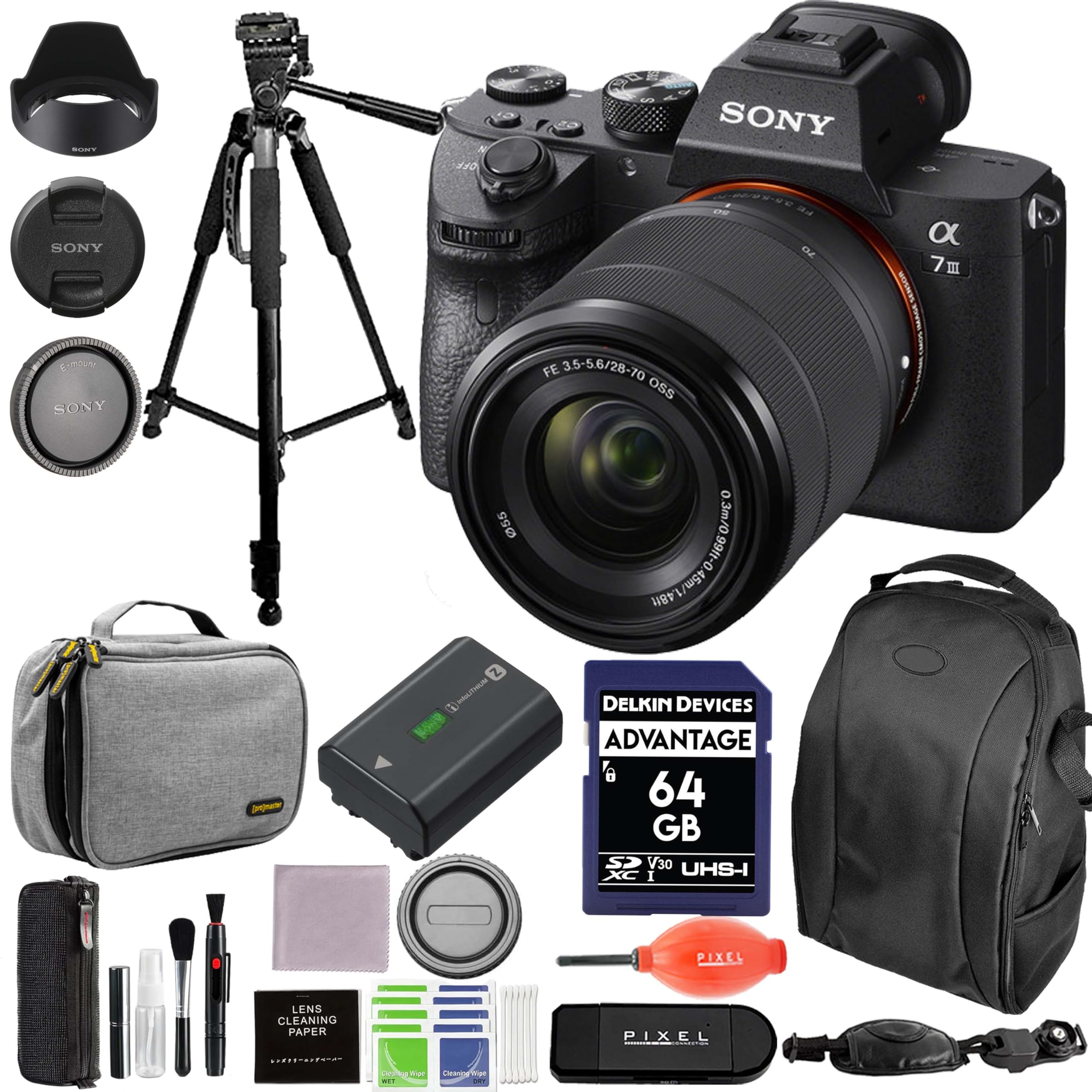 Amazon.com : Sony Alpha a7 III Full-Frame Mirrorless Camera Bundle