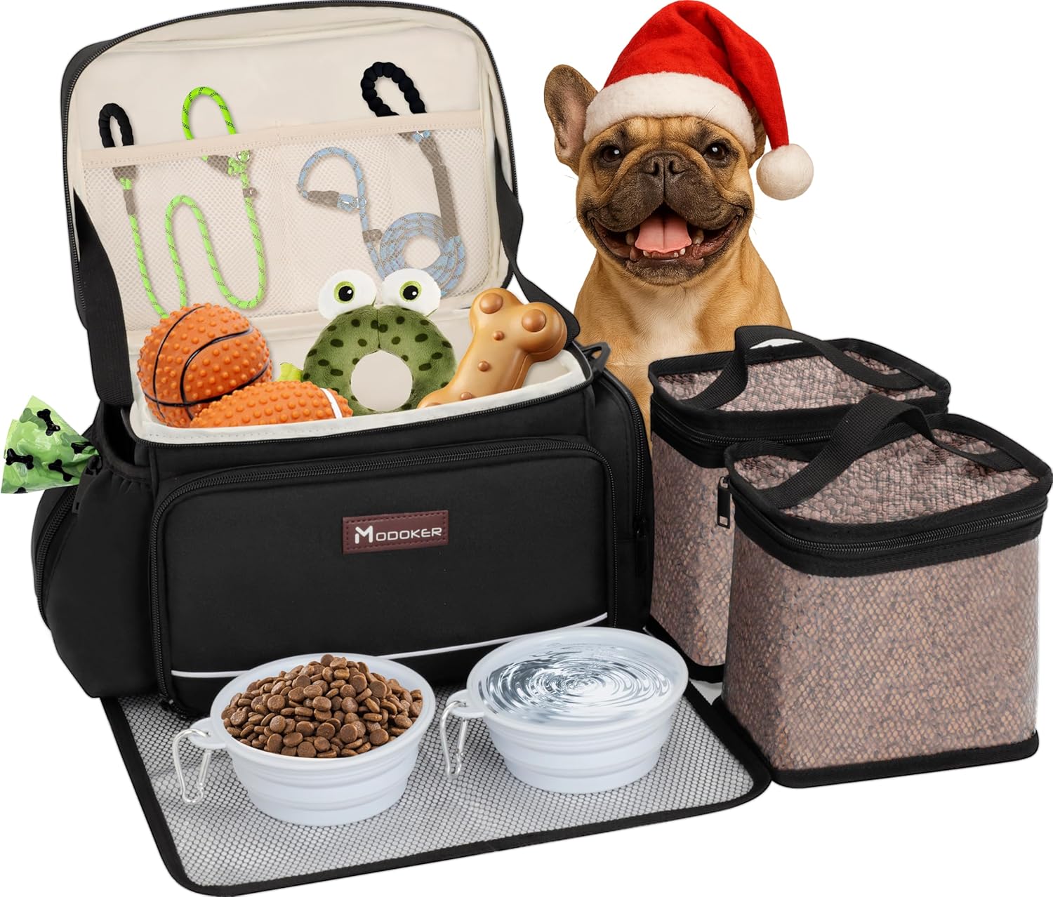 Airline-Approved Pet Travel Bag for Dogs & Cats with Essentials Airline-Approved Pet Travel Bag for Dogs & Cats with Essentials