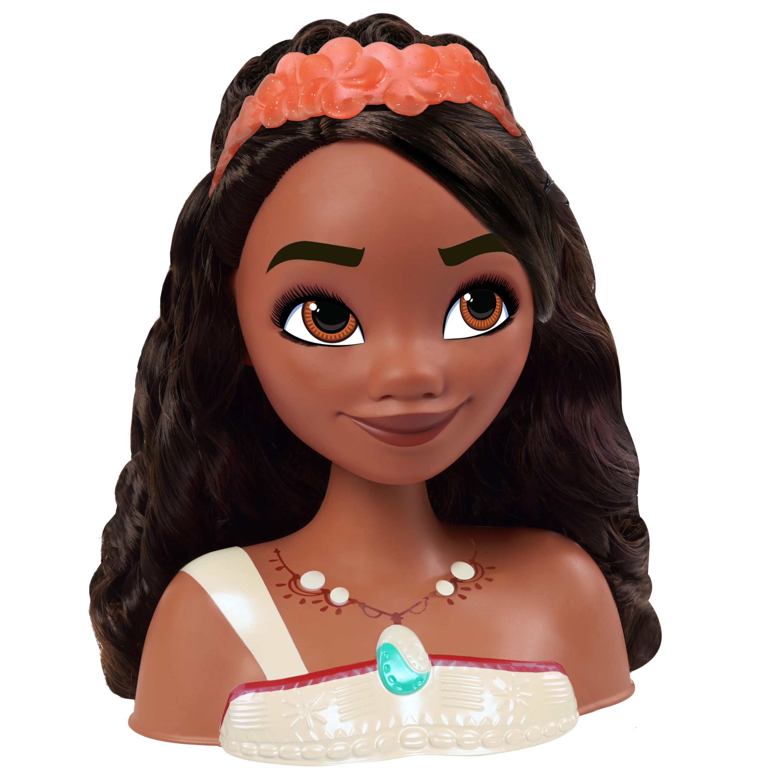 Just Play Disney Princess Frisierkopf Moana 2, 7-teilig, Rollenspiel, Kinderspielzeug ab 3 Jahren