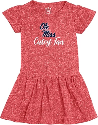Miniatura 7 de Little King NCAA Knobby - Vestido para niñas pequeñas, tallas 2T, 3T y 4T
