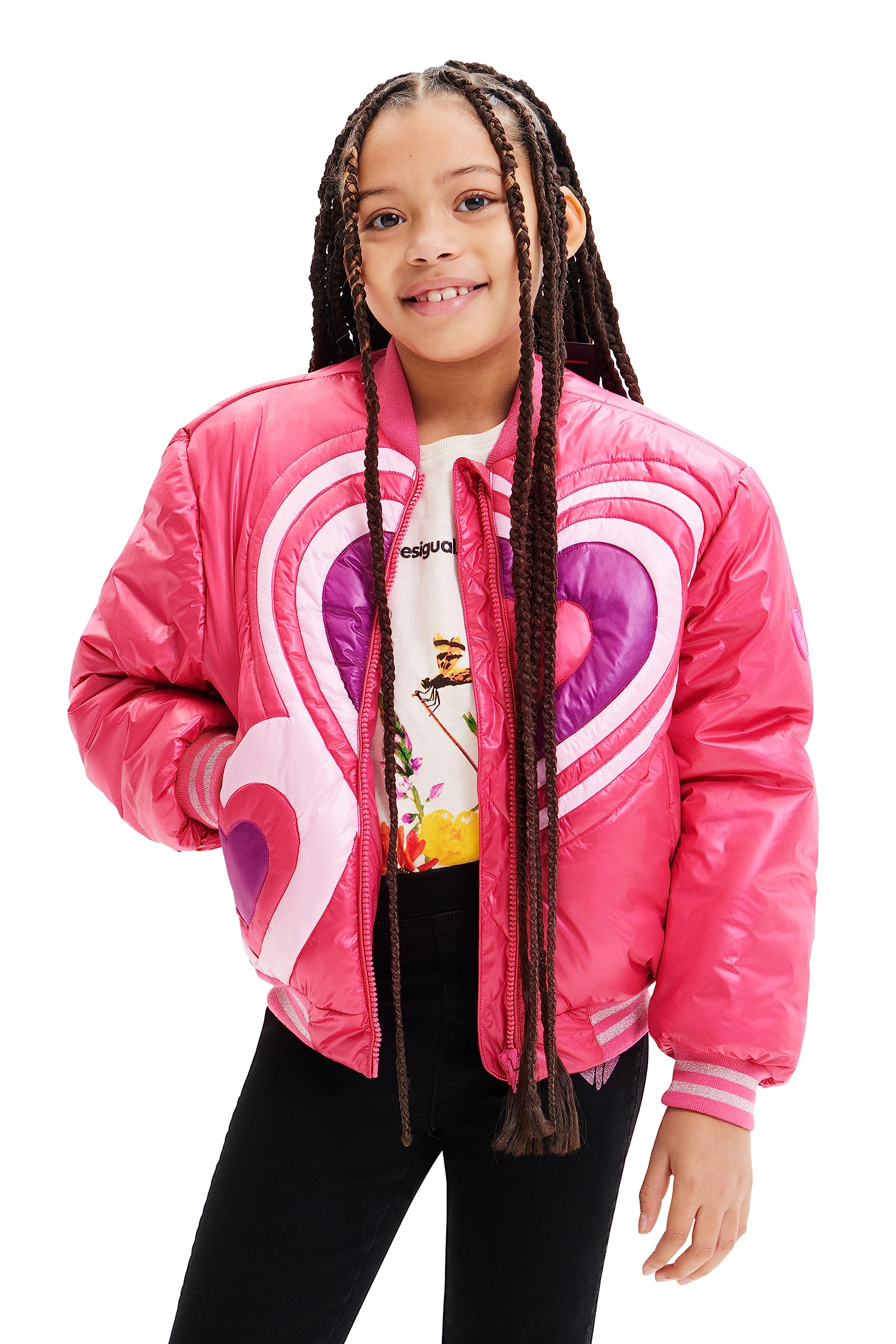 Desigual Damen Rot Chaq_amelie, 3002 Fuchsia, 11/12