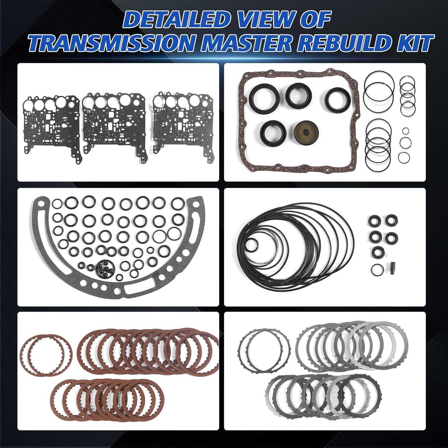 F4A51 F4A52 CVT Transmission Master Rebuild Kit Clutch Plates Fits for MITSUBISHI 1996-UP F4A51 F4A52 Engine Aftermarket Parts