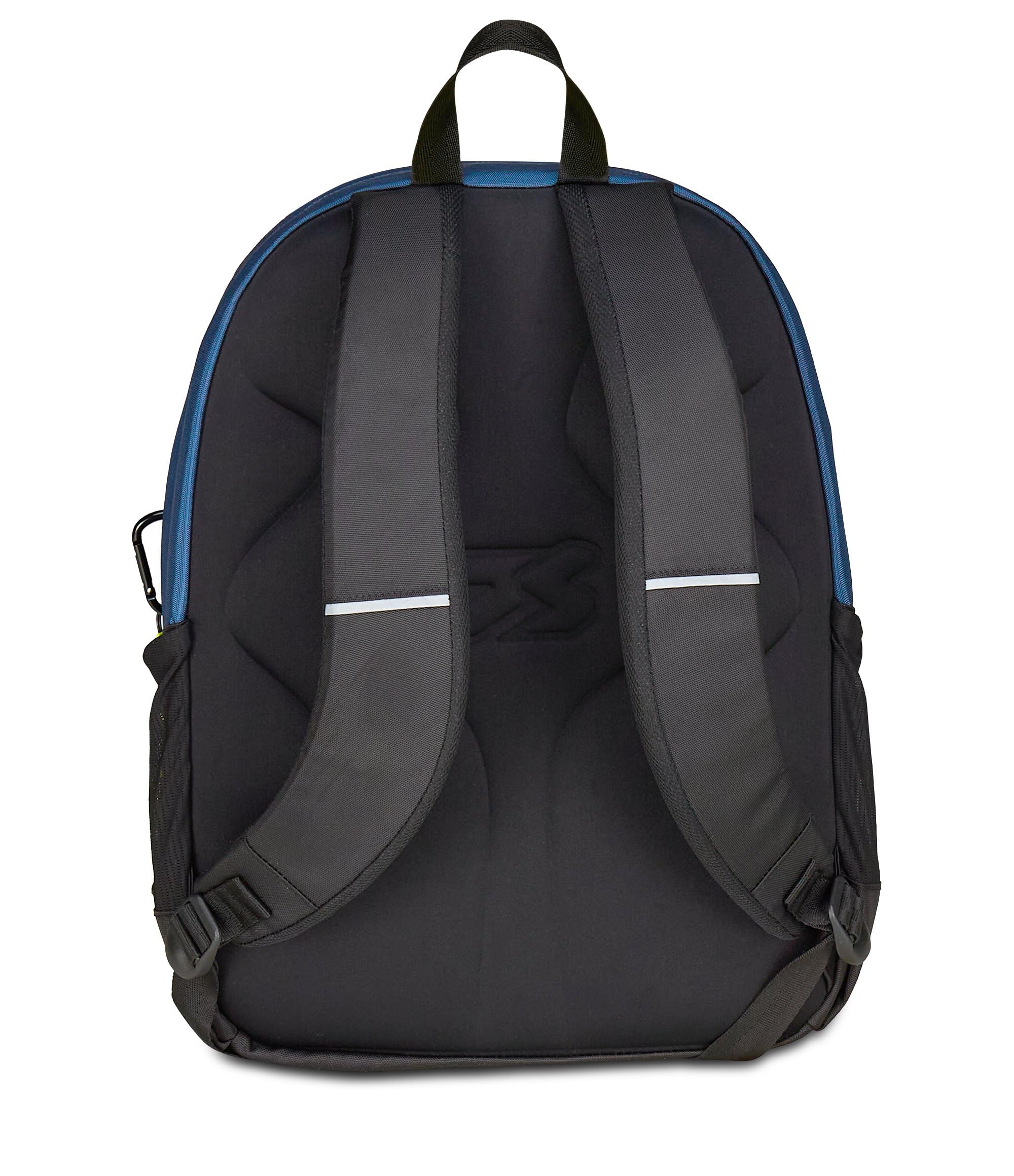 Seven Zaino Scuola Tech Line, Blu, Doppio Scomparto, 29 L, Scuola Media e Superiore, Zaino Ragazza e Zaino Ragazzo