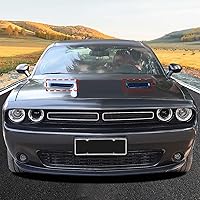 Vista 7 de RT-TCZ para Challenger Cubierta de Recorte de Entradas de Aire del Capó Azul para Dodge Challenger 2015-2023 Accesorios Exteriores Azules 2 piezas