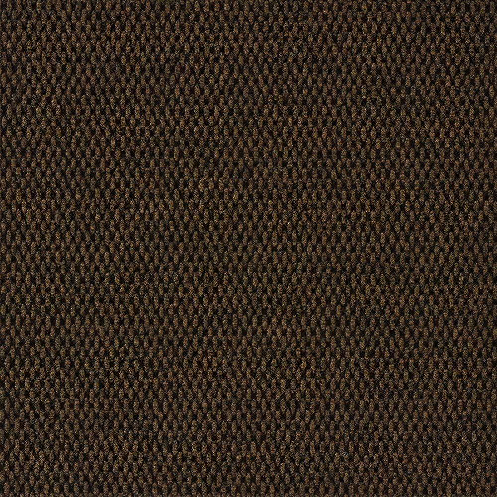 Peel and Stick Modular Mat Hobnail 18 in. x 18 in. Indoor/Outdoor Carpet Tile (Mahogany)