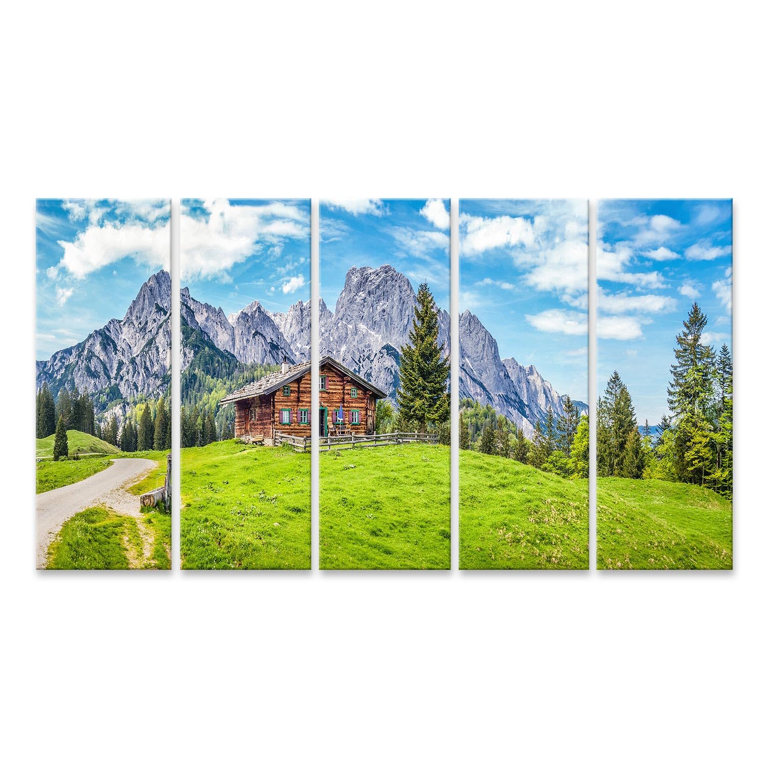 Peintures murales Alpes poster paysage pour habiller un grand mur