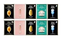 Vista 1 de JM solution Best 5 - Paquete de 10 mascarillas combinadas, aurora, capullo, SOS, marina, propóleos, JMSOLUTION