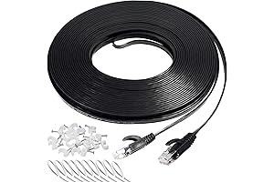 100-Foot Ethernet Phone Cable: Cat 6 Network Cord for Your Home or Office