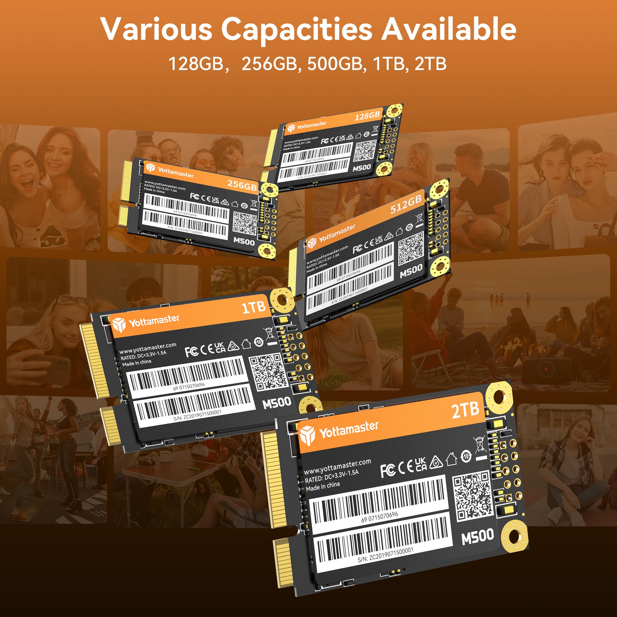 Amazon.com: Yottamaster M500 128GB mSATA SSD SATA III 6Gb/s, mSATA