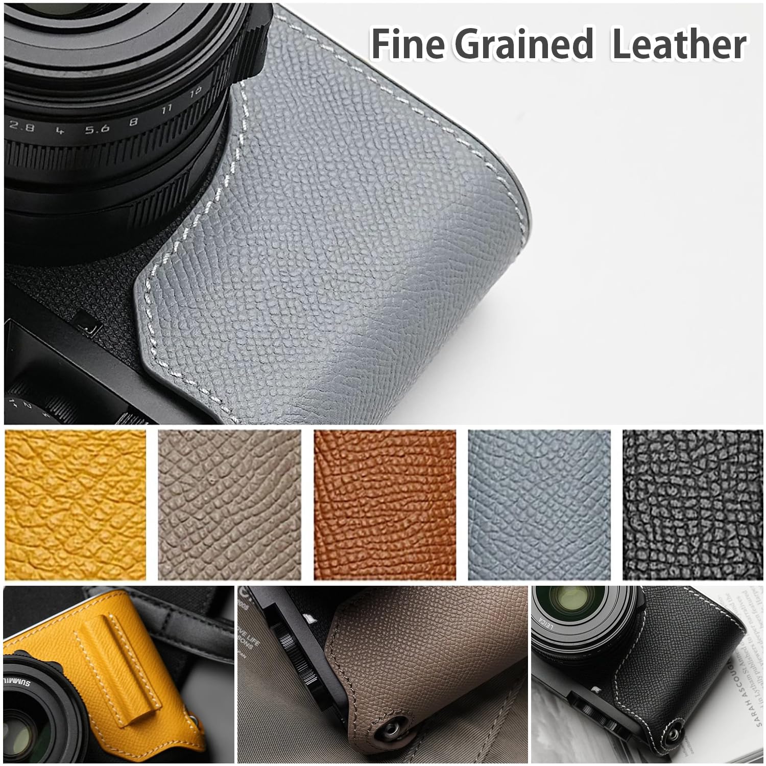 Amazon.com : DORSPXION Camera Case for Leica Q3 Handmade Genuine