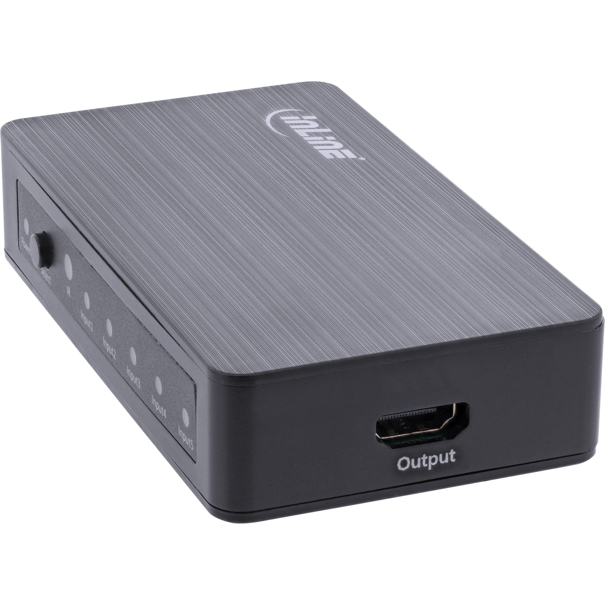 InLine 65019 - Conmutador HDMI (5 Compartimentos, 4K2K@60Hz, HDCP 2.2), Color Negro