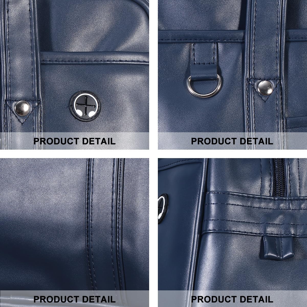 Yardwe Borsa Tracolla in Pu per Laptop Grande Capacità, Leggera e Portatile, Design Moderno Semplice per Ufficio e Uso Quotidiano