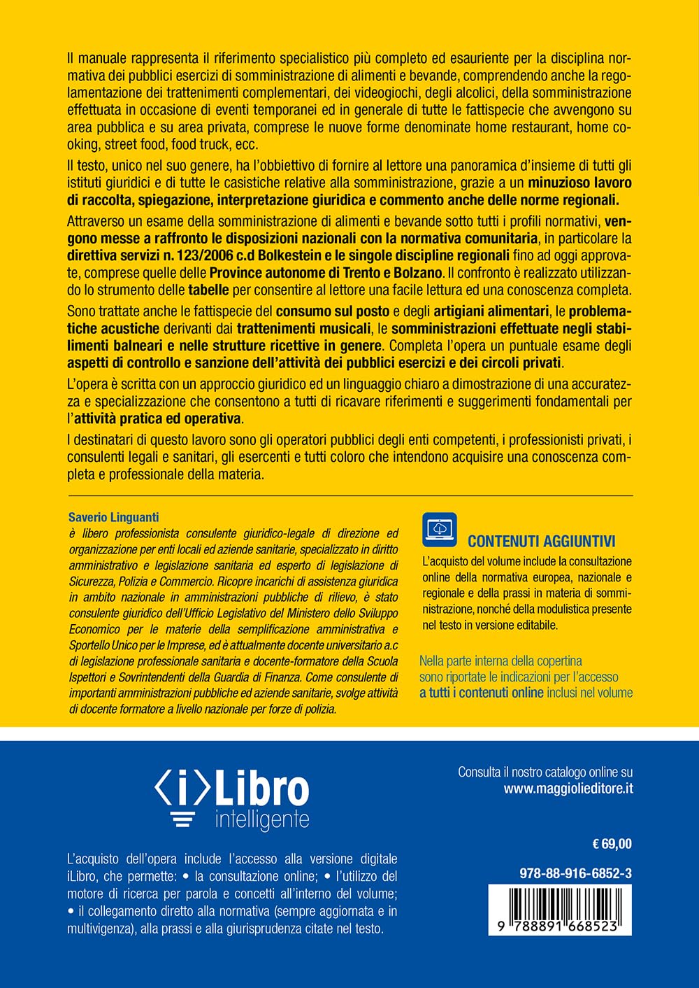 Manuale della somministrazione di alimenti e bevande