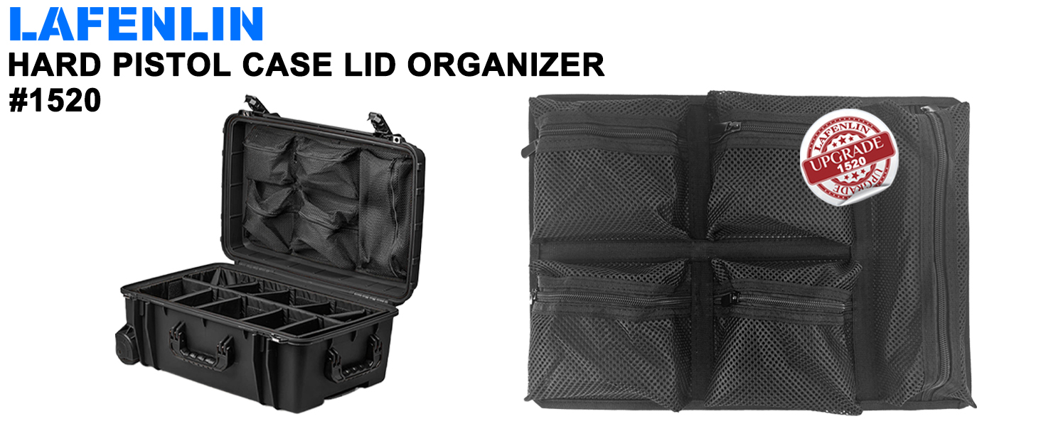 Amazon.com : LAFENLIN UPGRADED Lid Organizer for Pelican 1520 Case