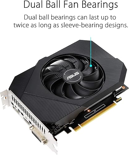 Miniatura 3 de ASUS Phoenix - Tarjeta gráfica para juegos NVIDIA GeForce GTX 1650 OC Edition (PCIe 3.0, memoria GDDR6 de 4 GB, HDMI 2.0b, DisplayPort 1.4a, DVI-D,