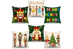 Tatuo Christmas Nutcracker Plush Pillow