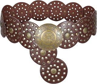 LEACOOLKEY Women’s Wide Western Leather Belt
