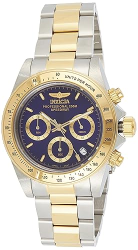 Speedway Unisex Wrist Watch Stainless Steel Quartz Blue Dial - 3644