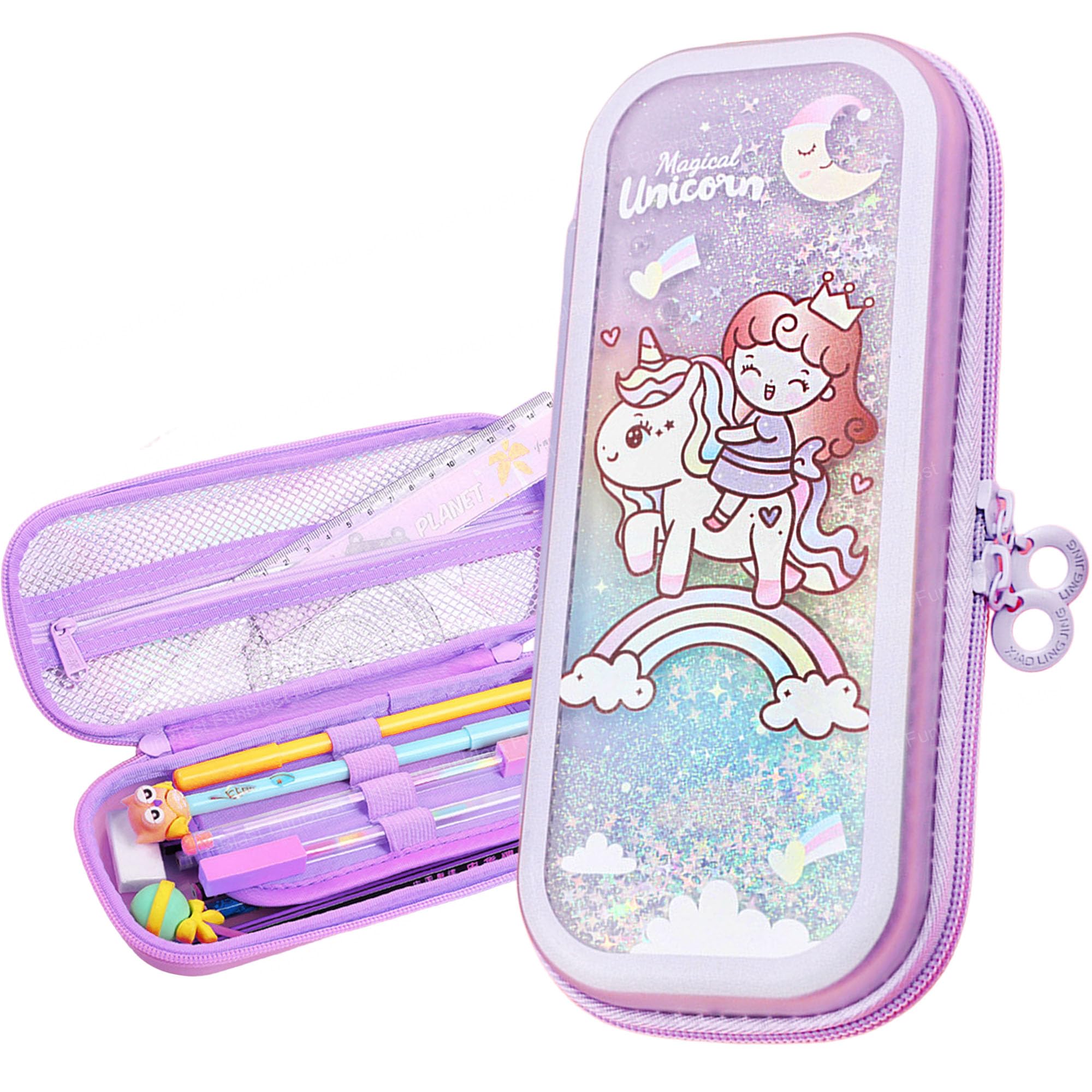 FunBlast Pencil Pouch for Girls – Cute Pouch for Girls, Multipurpose Zipper Pouch, Aesthetic Pouch for Girls, Kawaii Pencil Case, Cute Pouches for Girls, Return Gift for Kids (Unicorn-1) (B0DCP53NQM) Amazon Price History, Amazon Price Tracker