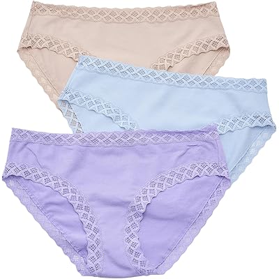 Natori Bliss Girl Brief 3-Pack Panties