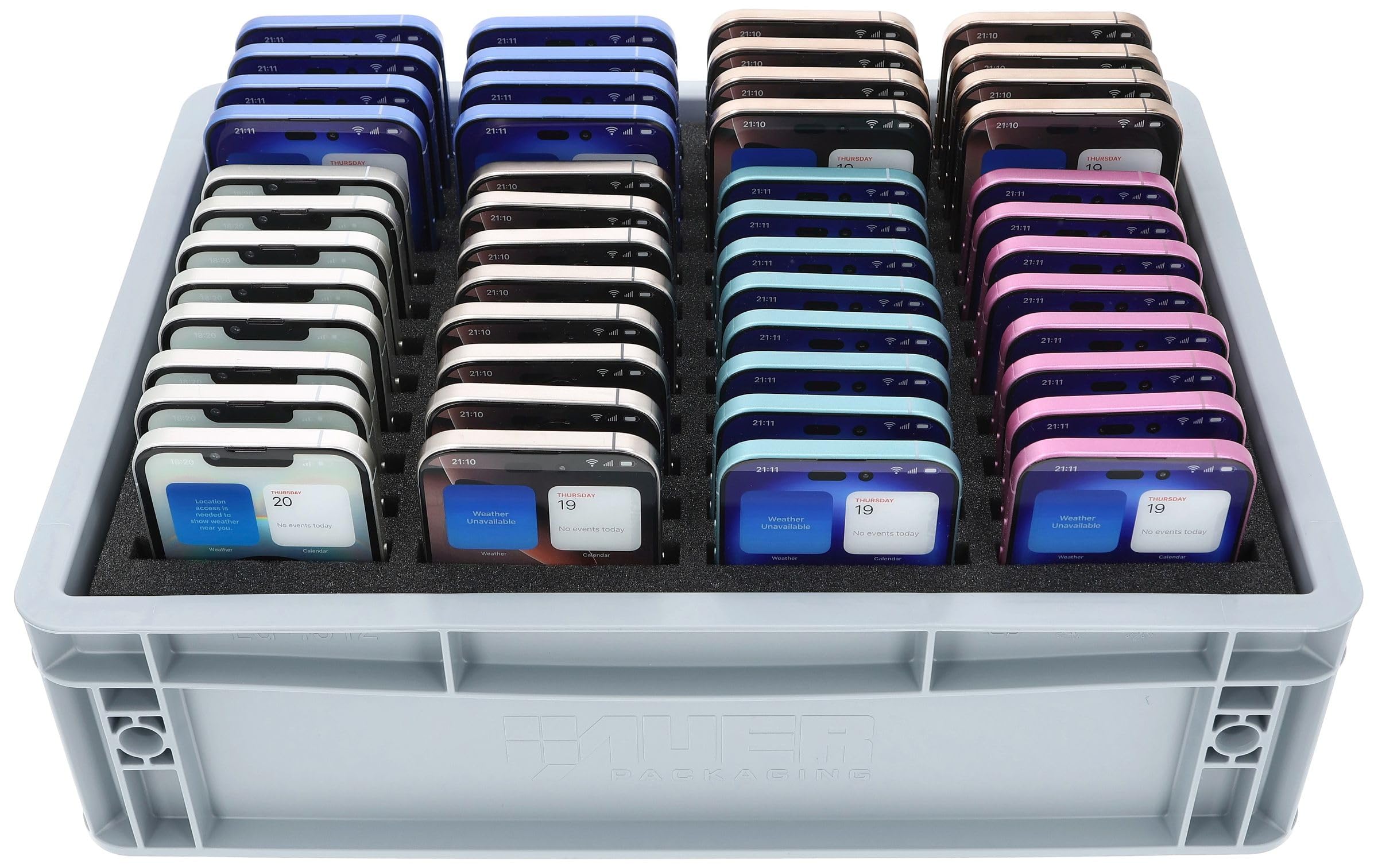 Feldherr Smartphone-Box für 48 Smartphones 40 x 30 x 12 cm