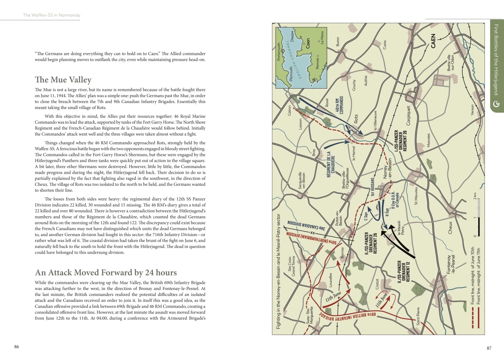 The Waffen-SS in Normandy: June 1944, The Caen Sector: CIS0003 (Casemate Illustrated)