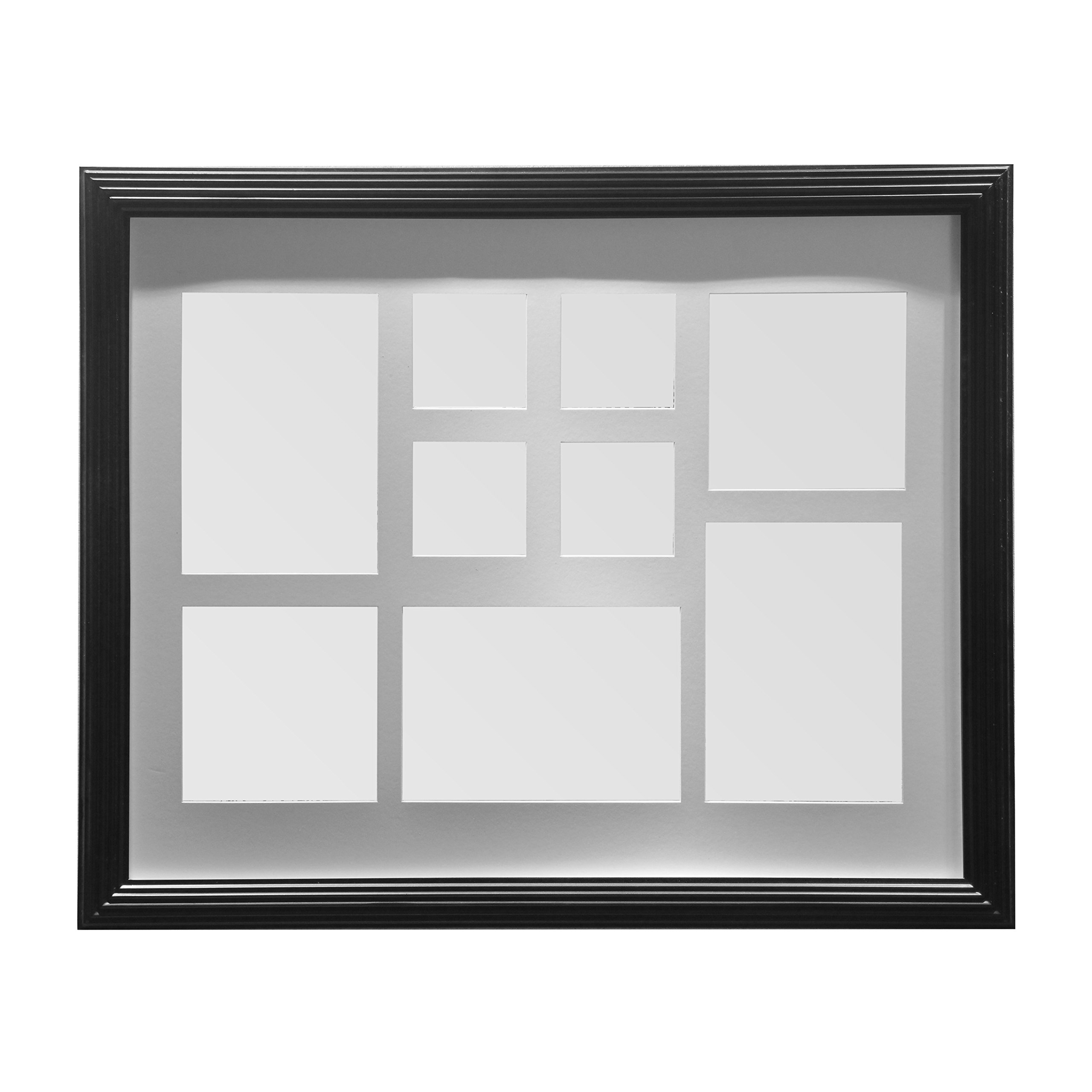 Premier Housewares 9 Multi Photo Frame Black