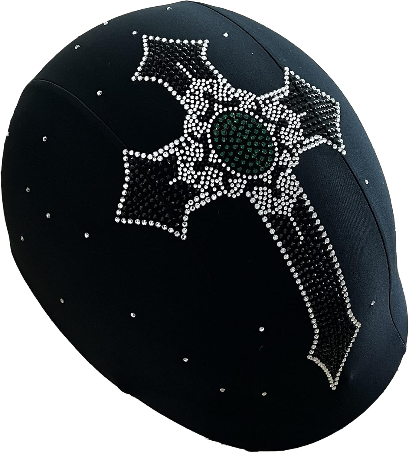 Sparkling Crystal Bling Helmet Cover for Riders/Glamorous Crystal Helmet Cover for Equestrians