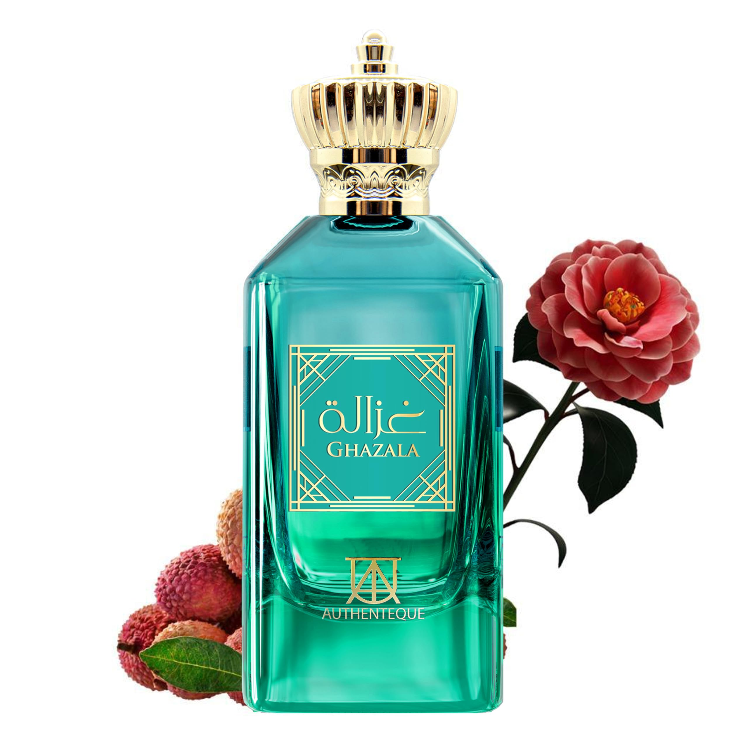Ghazala - Arabic Perfume for Women - Inspired by PDM's D.elina E.xclusif- Long Lasting Eau De Parfum - Turkish Rose, Peony, Musk, Petalia & Vanilla - 3.4 Fl Oz - 100ml