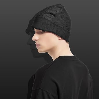 Professional Bboy Cap Padded Head Spin Beanie Knitted Cotton Spin Hat