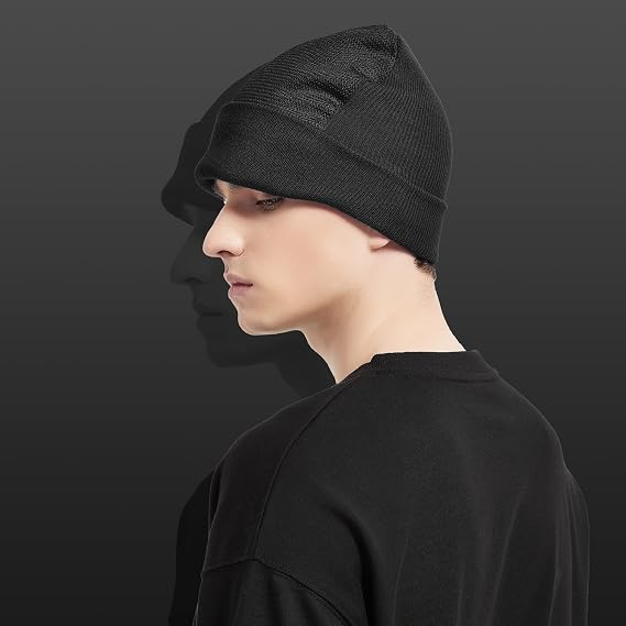 Professional Bboy Cap Padded Head Spin Beanie Knitted Cotton Spin Hat