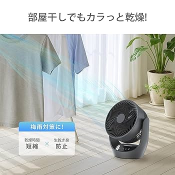 コンパクトサーキュレーター 最大出力30畳　静音　タイマーとイヤホン サーキュレーター 静音 節電対策 360度首振り30畳｜Yahoo!フリマ