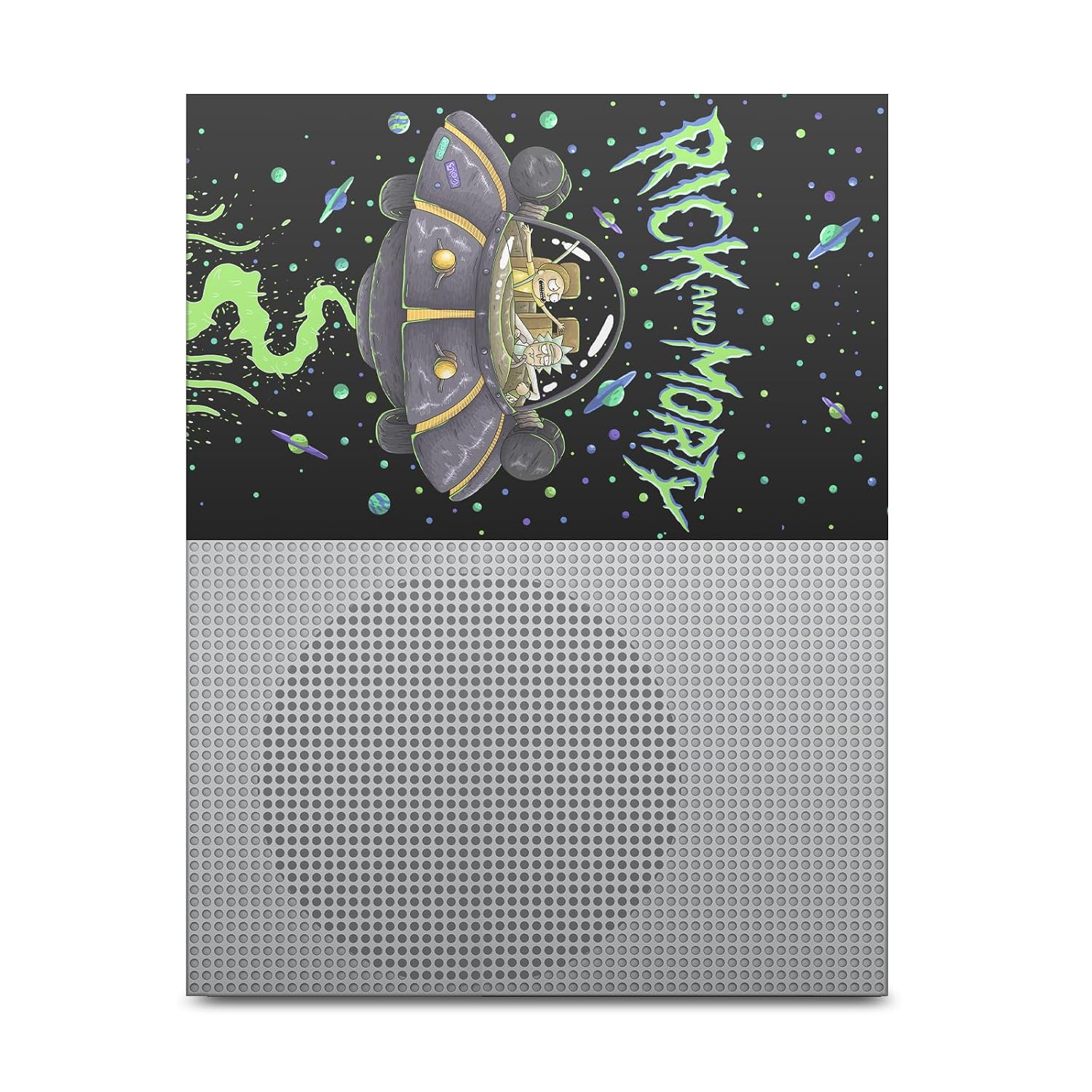 Head Case Designs Officially Licensed Rick And Morty The Space Cruiser Graphics Vinyl Sticker Gaming Skin Decal Cover Compatible With Xbox One S Console