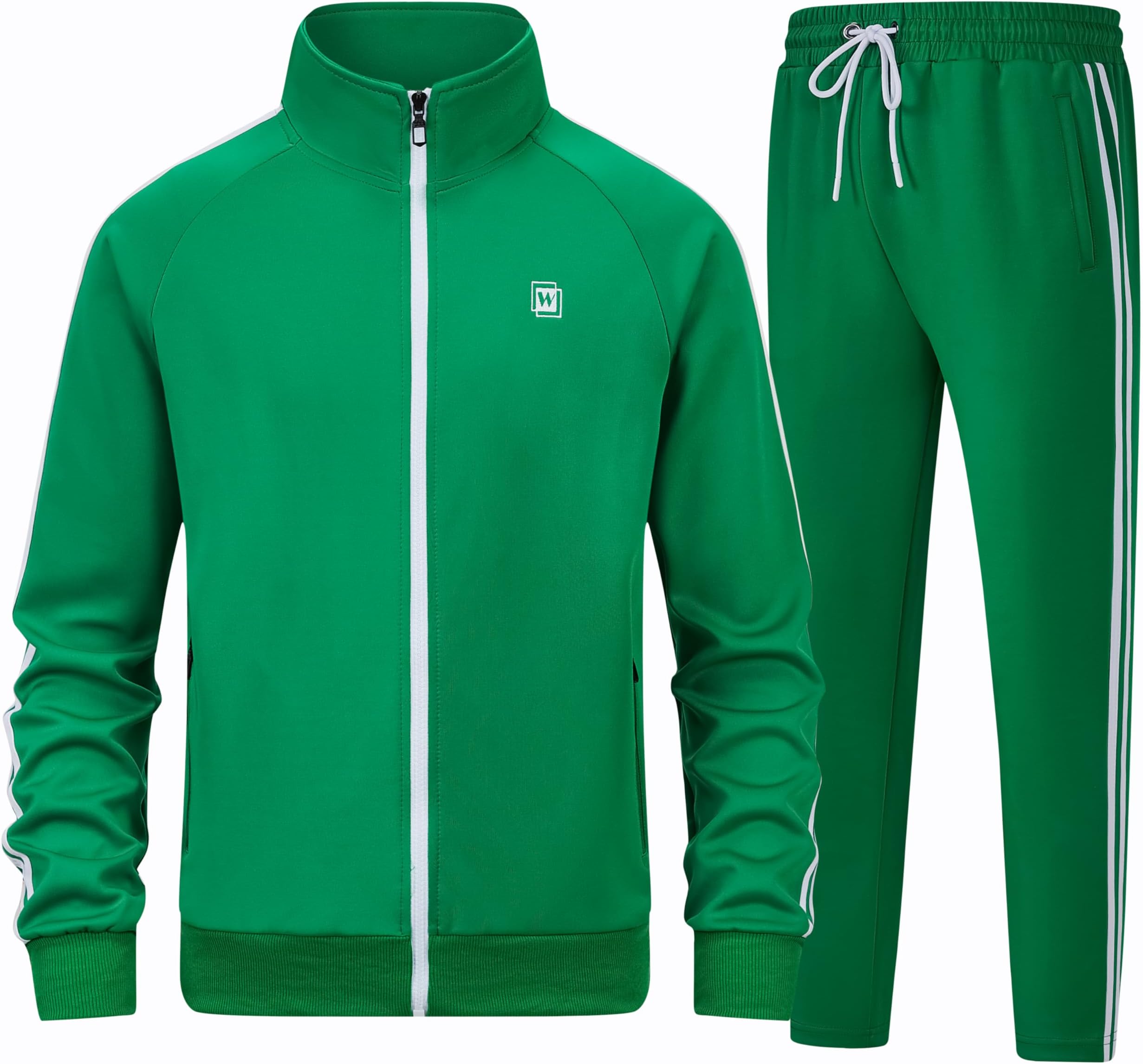 full green adidas tracksuit