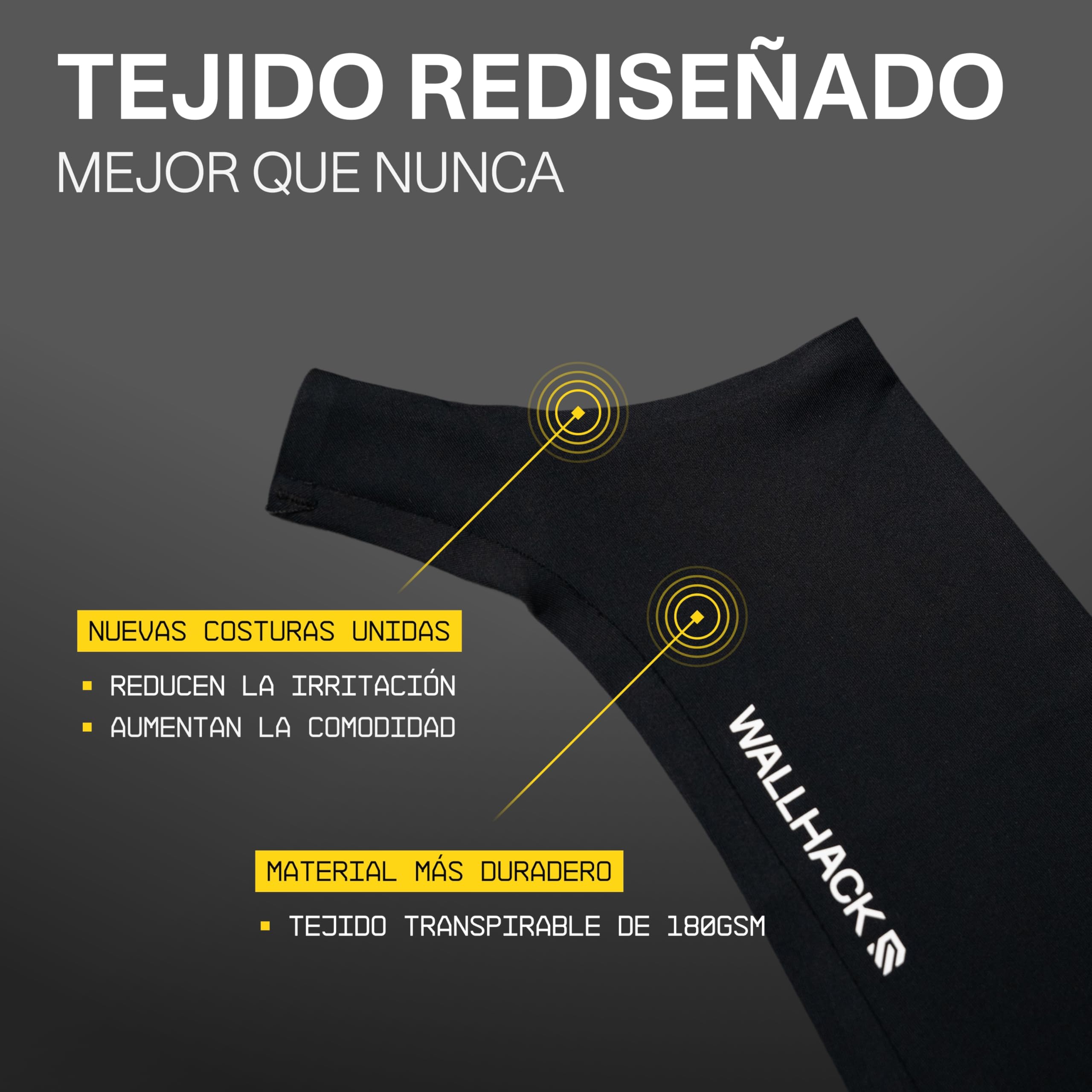 Wallhack Funda para Brazo para Juegos | Accesorios de Configuración Gamer | Manga de Compresión Protectora para Jugadores