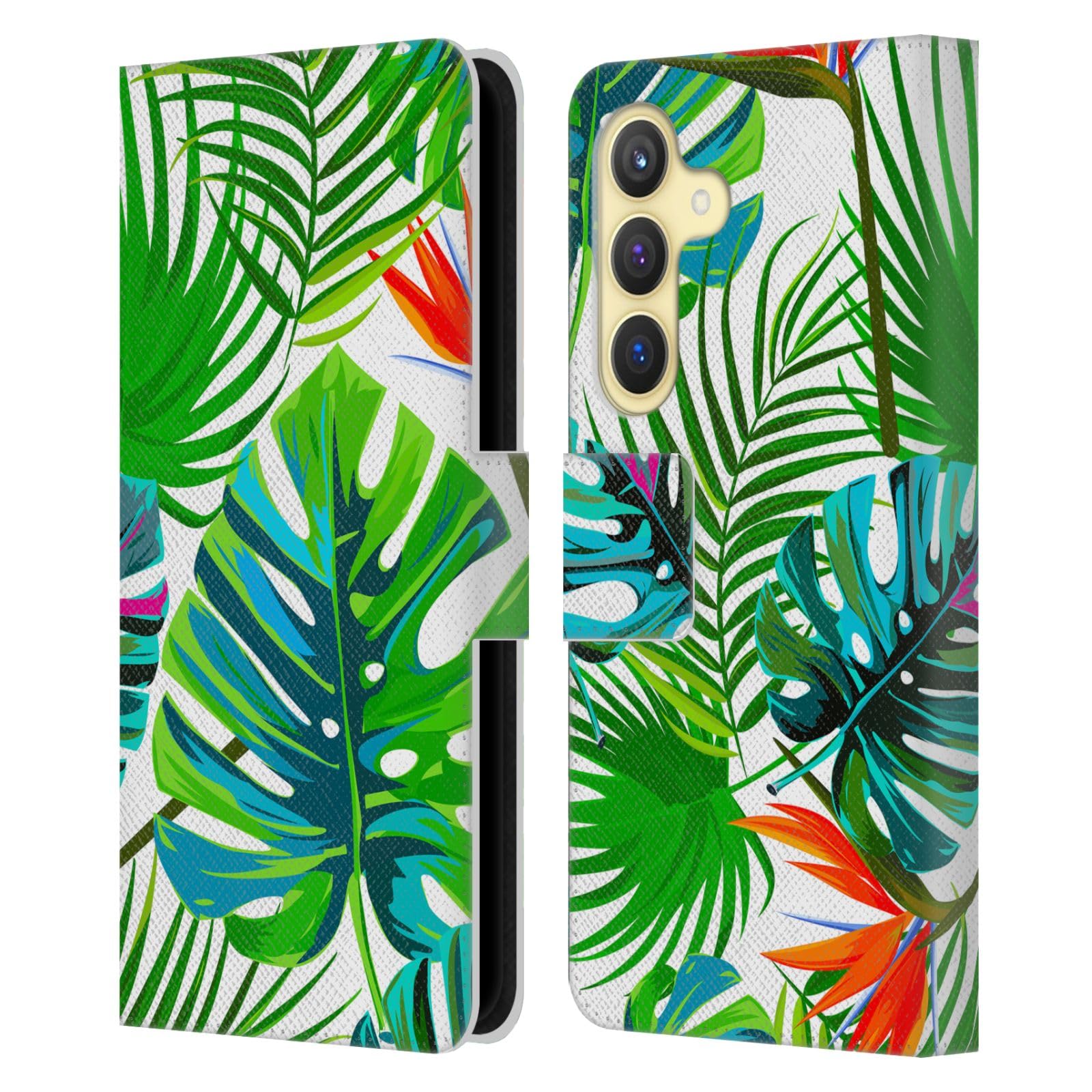 Funda para Samsung S24 5G tipo libro que soluciona el espacio de cartera y protege pantalla 7