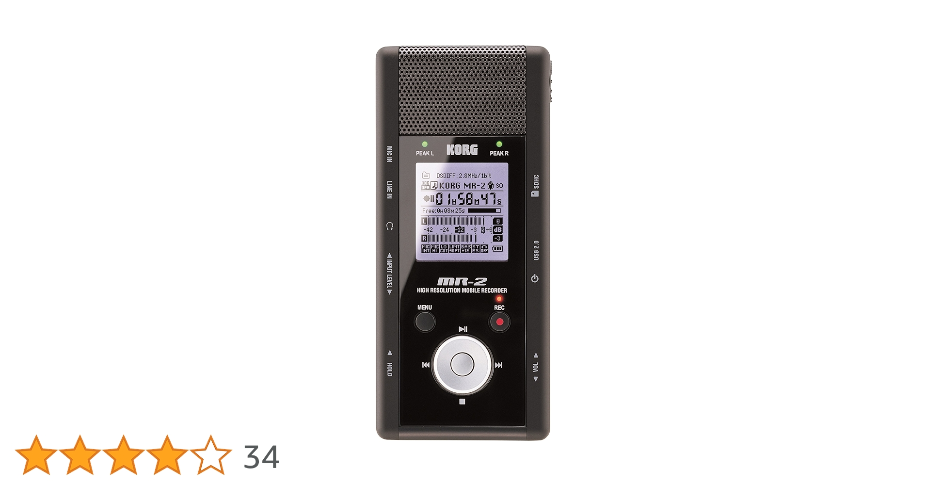 KORG コルグ超高音質マルチビット録音・再生携帯レコーダーMR-2 Amazon.co.jp: KORG コルグ 超高音質 マルチビット 録音・再生