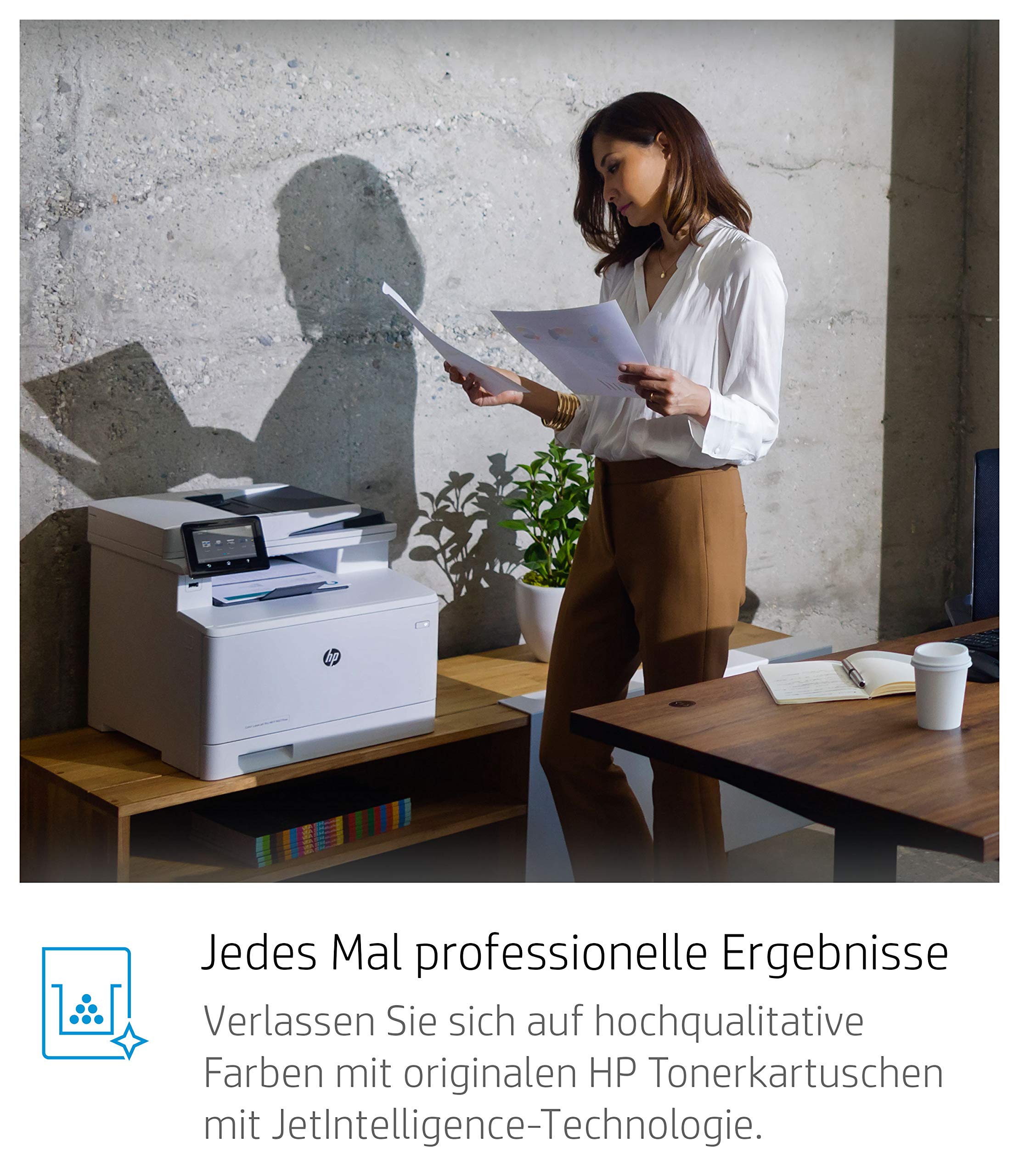 HP CF378A#B19 Color LaserJet Pro MFP M477fdn weiß