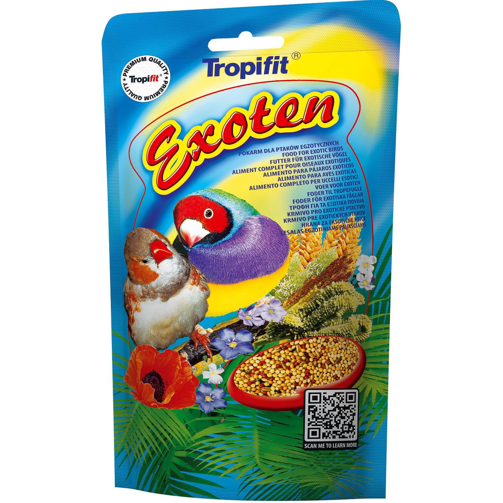 EXOTEN 250g Alimento per uccelli esotici