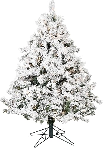 Miniatura 1 de Vickerman - Árbol de Navidad artificial de pino de Alaska de 36 pulgadas, con efecto nevado.