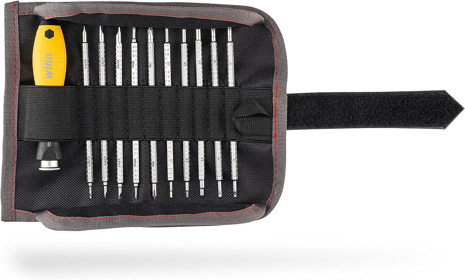 Wiha SYSTEM 4 SoftFinish® ESD Interchangeable Screwdriver Set, 12 Piece WHA3149