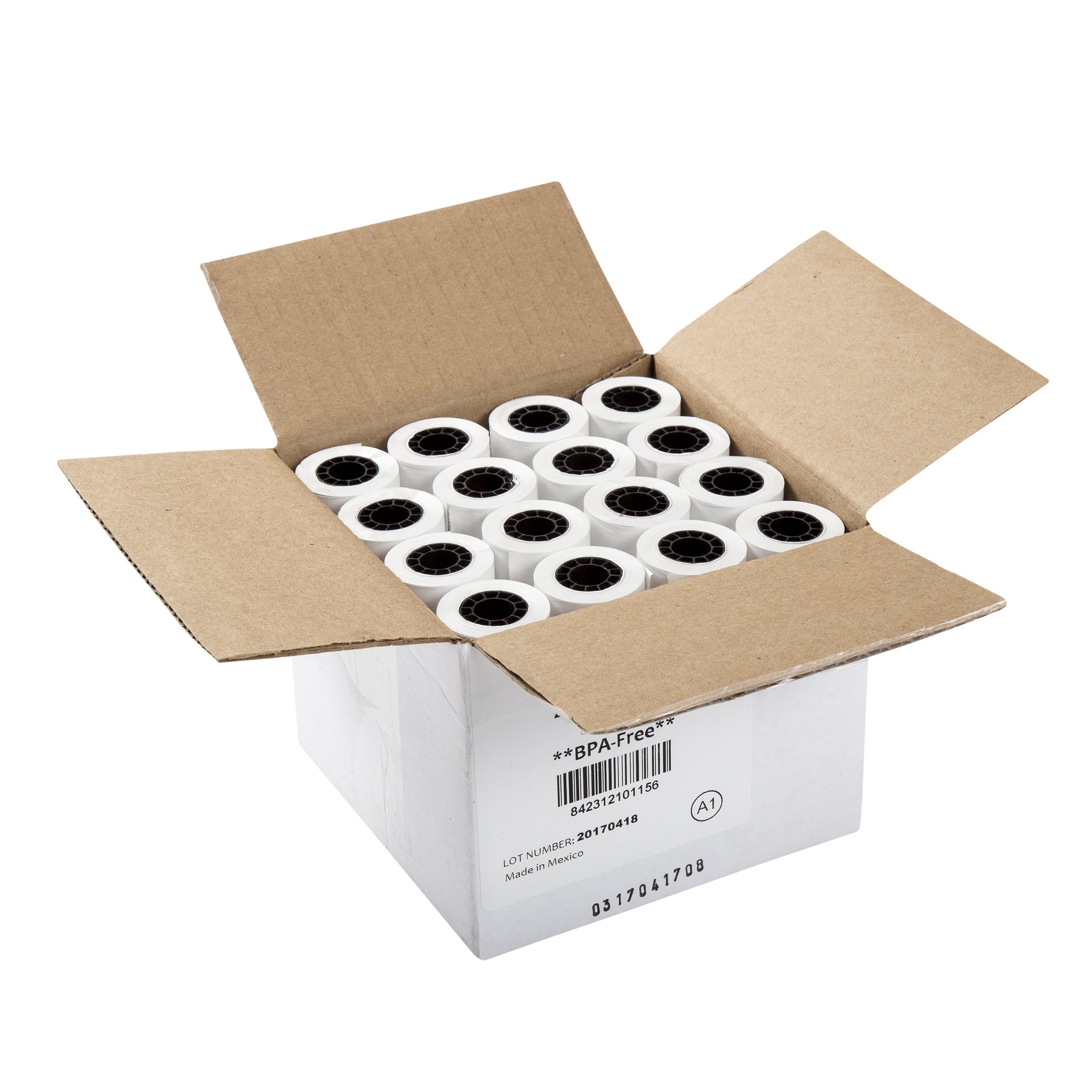 Full Coverage Adhesive Sticky Thermal Paper - Fits Epson TM-L100, Epson TM-L90, Epson TM-T88 Restick Printers. 3 1/8